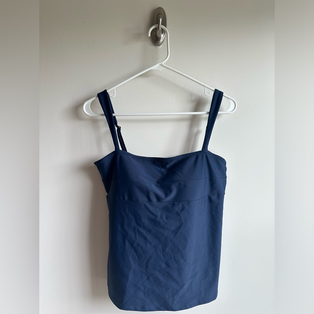 Summersalt The Oasis Tankini Top in Navy Blue, Women’s Size 10